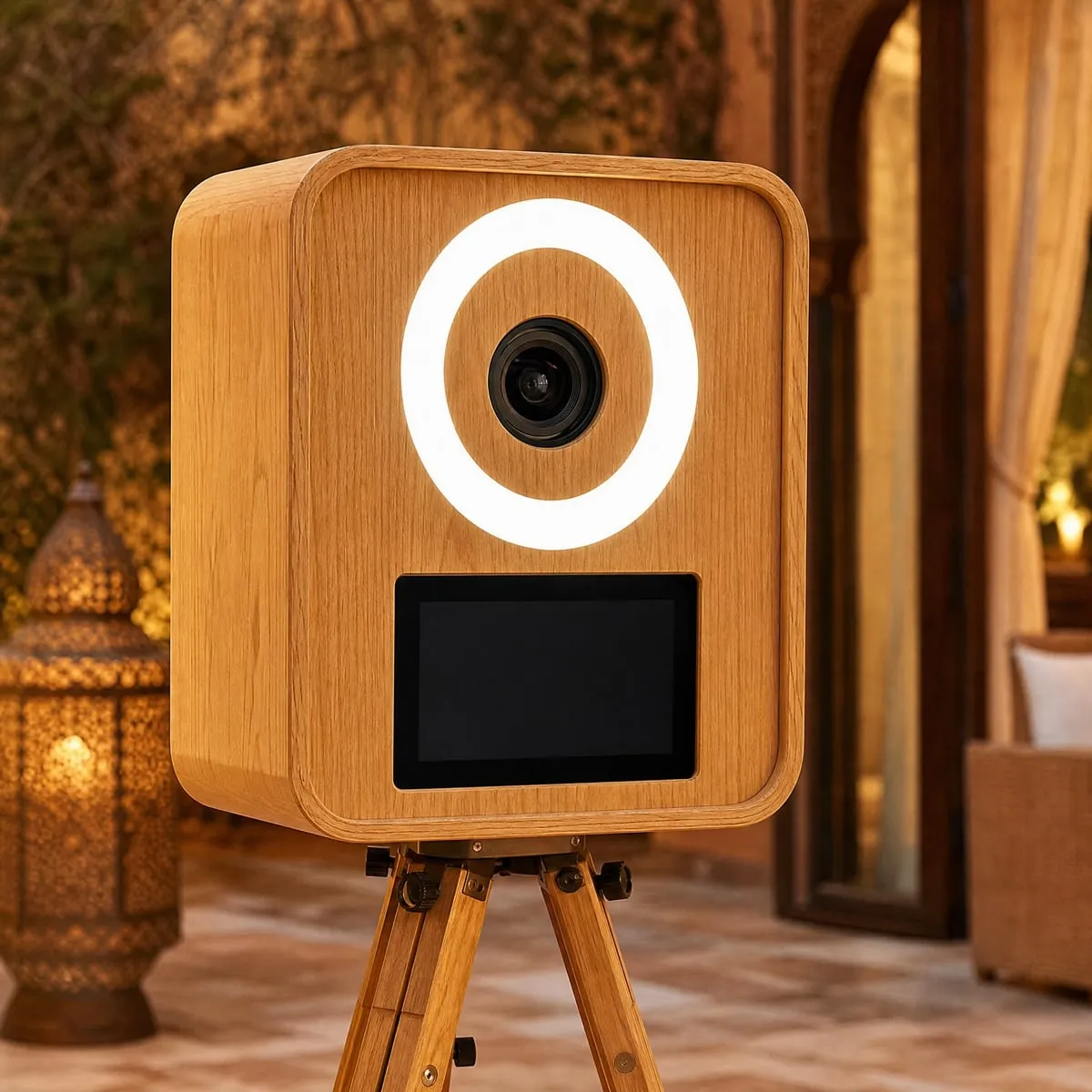 Photobooth Classique dans un décor de réception — illustration